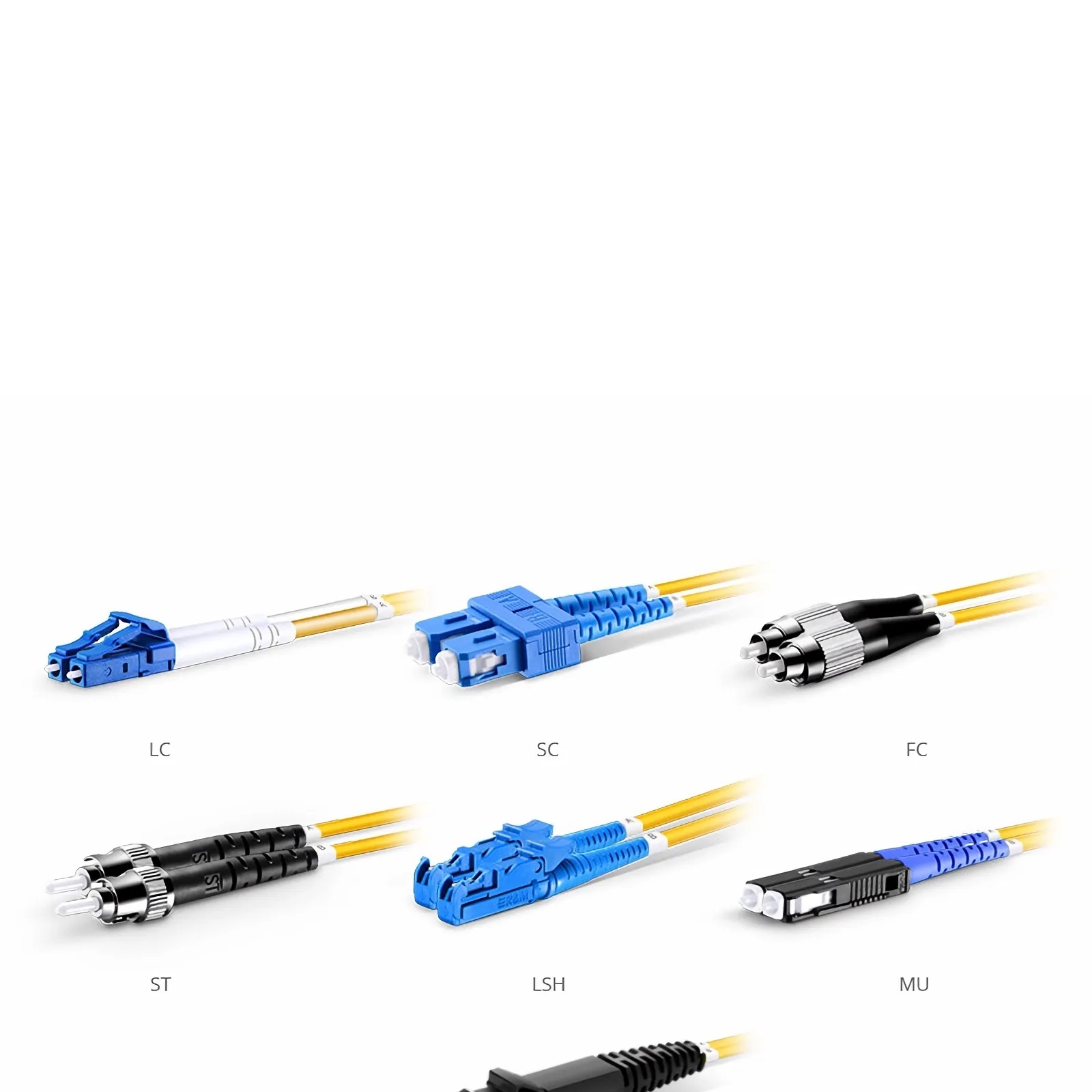 Cable de fibra óptica 3m (10ft) , 2 fibras, LC UPC dúplex a SC UPC dúplex, Monomodo (OS2), Riser (OFNR), 2.0mm, Búfer ajustado, Amarillo - Image 5